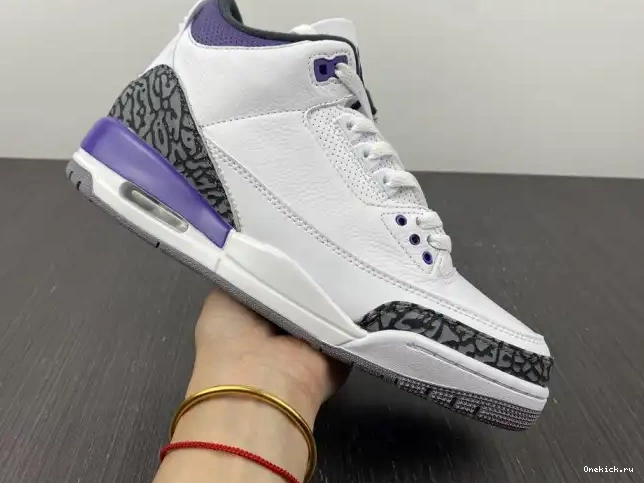 One Kick Air Iris' 3 'Dark Retro CT8532-105 Jordan 0517